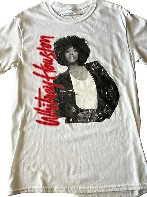 Buy New Whitney Houston Classic Vintage Womans Juniors T-Shirt XS White • 18.99£