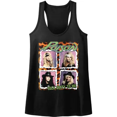 Buy Poison Look Talk Dirty To Me Women's Tank Top Album Cover Rock Band Racerback • 25.54£