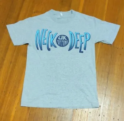 Buy Neck Deep Band Tshirt Size S Grey • 12.65£