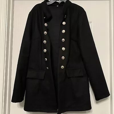 Buy Women's Classic Military Band Jacket In Size Large  Black • 3.79£