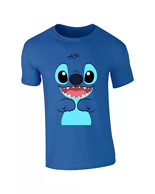 Buy Lilo And Stitch Funny Disney T-Shirt, Big Eyes Ohana Xmas Gift, Unisex Tee Top • 10.99£