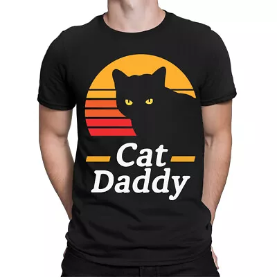 Buy Funny Cat Daddy Birthday Gift For Best Dad Daddy Papa Amazing Men T-Shirt #FD • 9.99£