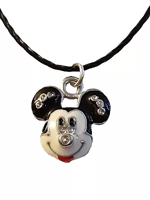 Buy Mickey Mouse Disney Enamel Charm 20mm Pendant Necklace Vintage Gift Jewellery • 3.50£