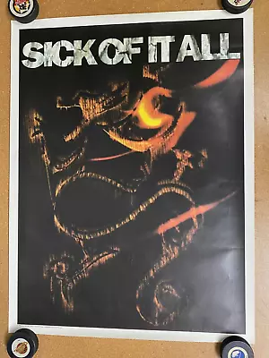 Buy Sick Of It All Scratch The Surface Poster 1996 German Import Official Merch • 57.84£