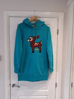 Buy Pancoat Equipment Blue Long Bambi Hoodie Size S  10 12 Uk Sweater Top  • 24.99£