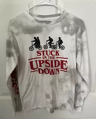 Buy Stranger Things Stuck In The Upside Down Long Sleeve Shirt XS • 6.75£