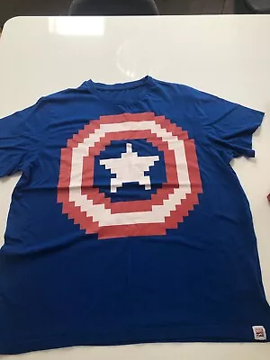 Buy Official Marvel Comic Blue Mens Captain America Pyjamas Size XL • 4.50£