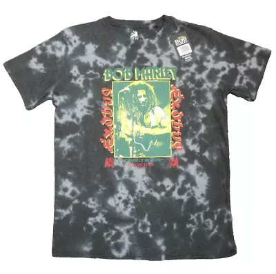 Buy BNWT Medium Mens Bob Marley Exodus Tie-Dye T-Shirt Zion Rootswear • 15.99£