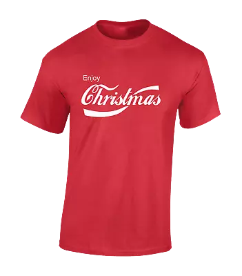 Buy Enjoy Christmas Mens T Shirt Cool Xmas Design Elf Funny Design Top Fun • 7.99£