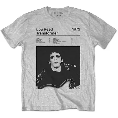 Buy Lou Reed Transformer Track List Official Tee T-Shirt Mens • 15.99£