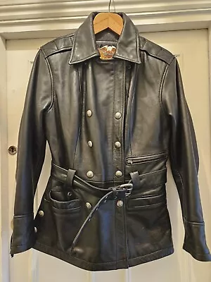 Buy Original Harley Davidson Leather Biker Jacket • 185£