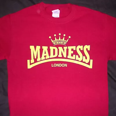 Buy Madness London - Size Medium - Red  Lonsdale  Official T Shirt - Mint Kix79 • 19.99£