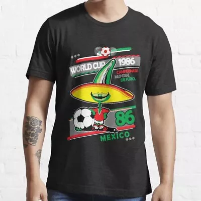 Buy Mexico 86 Classic Retro Football Soccer T Shirt For World Cup Fans • 8.99£
