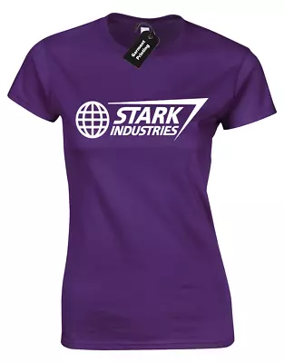 Buy Stark Industries Ladies T-shirt Funny Avenger Fan Iron Design Gift Man Present • 7.99£