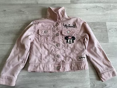 Buy Minnie Mouse Pink Denim Childs Jacket 2-3 Years Vgc • 5.99£