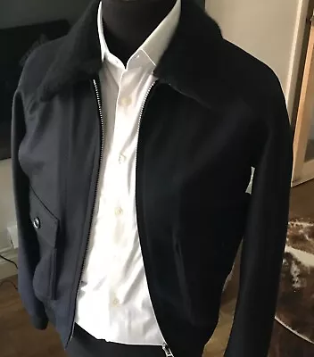 Buy Tom Ford Black Aviator Jacket Size 38/48 BNWT • 2,500£