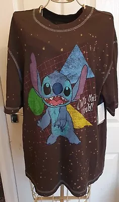 Buy Disney Store Stitch T Shirt Small BNWT Dark Grey RRP £25 • 11.30£