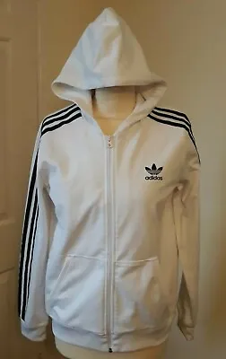 Buy Adidas Trefoil Track Jacket Hoodie White. Chest 32/34 Inches.  13-14Y Repo 2017  • 25£