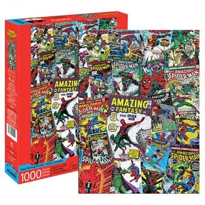 Buy Marvel Amazing Spider-Man Comic Collage Puzzle 1000pc Dimensions: 51cm X 71cm • 18.58£
