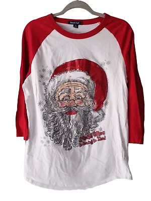 Buy Chrismas Ugly Sweater Santa Claus Is Coming Town 3/4 Sleeve Tshirt 100% Cotton  • 6.31£