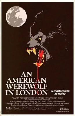 Buy An American Werewolf In London / Poster / Keychain / Magnets / Patch / Sticker • 8.15£