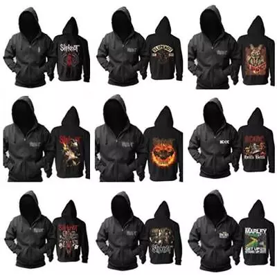 Buy Hoodie Slipknot Sweatshirt Zip Jacket Black Long Sleeve Commemorate Coat Tops • 18£