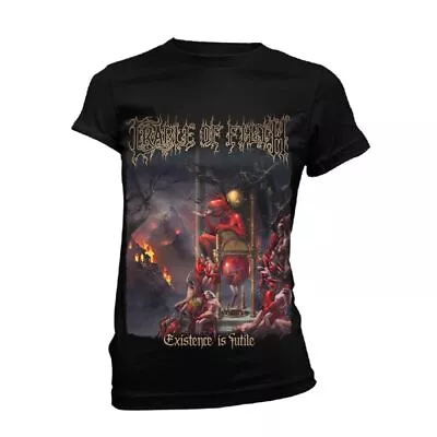 Buy Ladies Cradle Of Filth Existence Is Futile Official Tee T-Shirt Womens • 16.36£