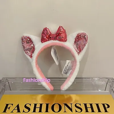 Buy Authentic Disney Parks Minnie Mouse Ear Headband Marie Cat The Aristocats Gift • 39.47£