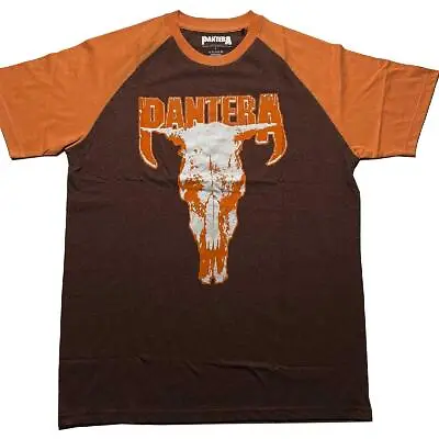 Buy PANTERA   -  Unisex T- Shirt - Skull  -  Brown/Orange  Cotton • 18.99£