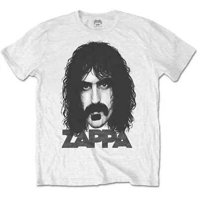 Buy Frank Zappa Big Face White T-Shirt - OFFICIAL • 14.89£