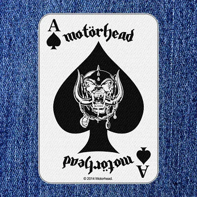 Buy Motorhead - Ace Of Spades (playing Card)(new) Sew On Patch Official Band Merch • 4.60£