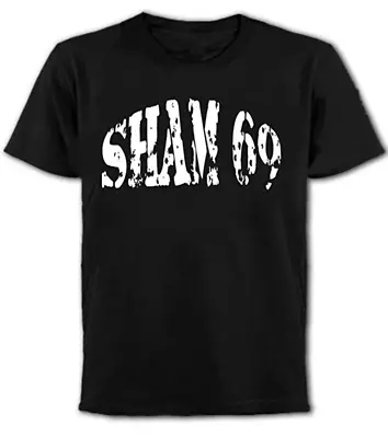 Buy SHAM 69 English Punk Rock Band T-Shirt 70's Top Logo Unisex Free UK Post Cotton • 12.99£