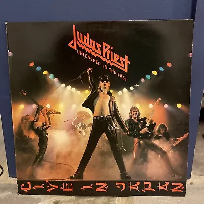 Buy Judas Priest Unleashed In The East 1st UK Press + Tour Merch Insert EX/EX A1/B1 • 19.99£