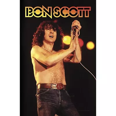 Buy AC/DC Bon Scott Photo Poster Flag Premium Fabric Textile Wall Banner Official • 21.93£