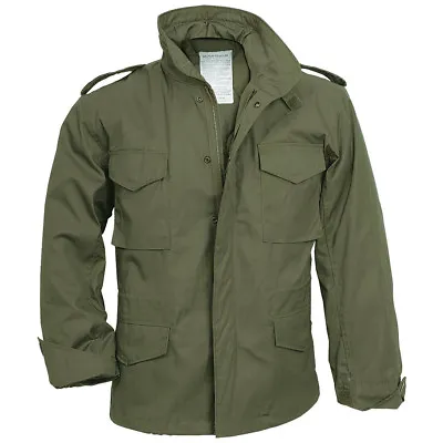 Buy M65 Field Jacket Military Coat Army Mens Combat Parka + Liner Surplus Olive Od • 70.95£
