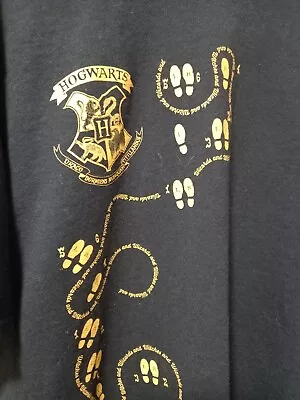 Buy Hogwarts Unisex Black T-shirt, Adult L, Iconic Emblem! Loot Crate Free Delivery  • 4.49£