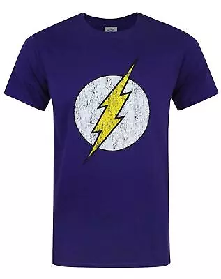 Buy DC Comics Purple Short Sleeved T-Shirt (Mens) • 11.99£