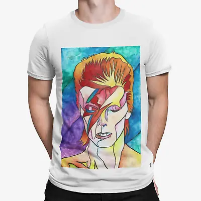 Buy David Bowie Colour T-Shirt - Cool Music Rebel Retro Legend ZigZag Oddity • 8.39£