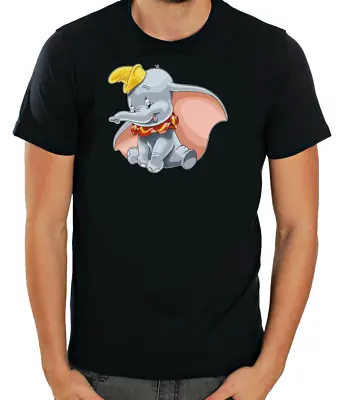 Buy Dumbo Flying Elephant Short Sleeve  T- Shirt Men G608 • 10.51£