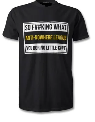 Buy Anti-NoWHERE LEAGUE  T Shirt  So What Punk  Exploited UK Subs  • 22.75£