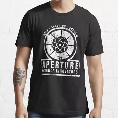 Buy Aperture Lab T Shirt Game Retro Cool Film Novelty 90s Gift For Portal Gamer Fans • 9.99£