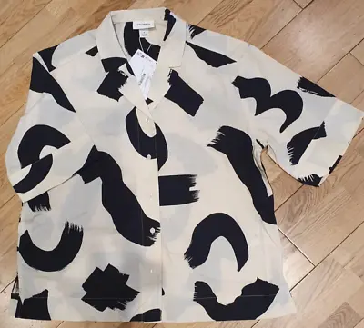 Buy Monkl Shirt Abstract PRINT OVERSIZED? New Size M L? UNISEX • 11.99£