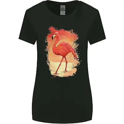 Buy Flamingo Painting Womens Wider Cut T-Shirt • 8.99£