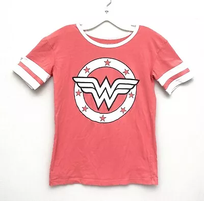 Buy Wonder Woman T-Shirt Womens XS Salmon Pink Super Soft • 10.78£