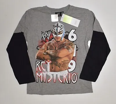 Buy Childrens WWE Rey Mysterio Long Sleeve T Shirt - Official Merchandise • 4.99£