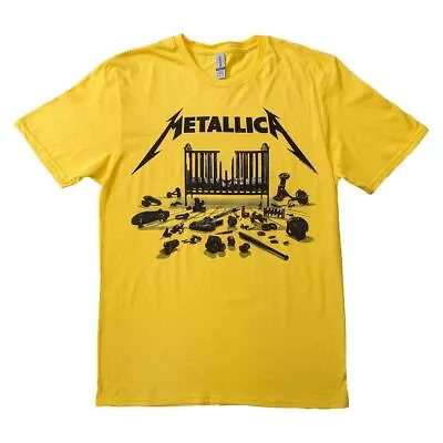 Buy Metal Rock 72 Seasons Simplified Cover Yellow Cotton T-Shirt - Sizes S To XXL • 12.95£