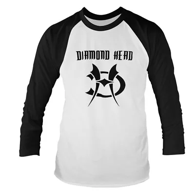 Buy DIAMOND HEAD - LOGO WHITE Long Sleeved Baseball Shirt XX-Large • 25.51£