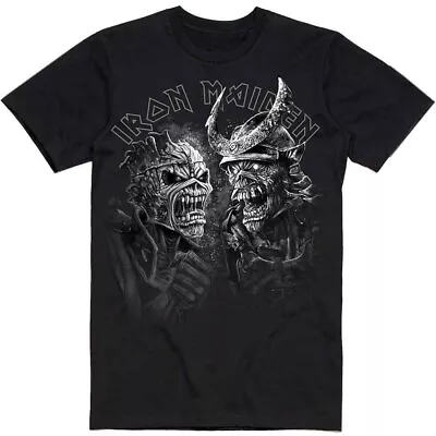 Buy Iron Maiden Senjutsu Large Grayscale Heads Official Tee T-Shirt Mens • 17.13£