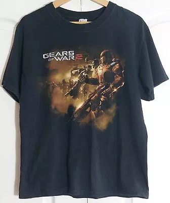 Buy ANVIL Vintage Gears Of War 2 Black T-Shirt Size Small - Medium • 29.95£
