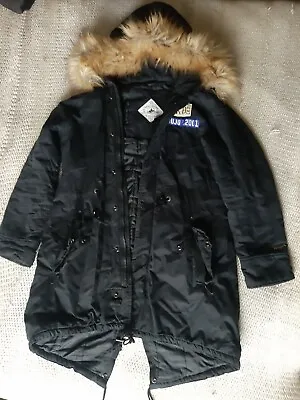 Buy KHUJO Women's Warm Hooded Winter Jacket Parka COAT Size L • 45£
